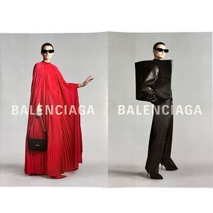 Balenciaga Luxury Fashion Women Demna 2-Page/2-Sided The Mud Show 2023 Print Ad